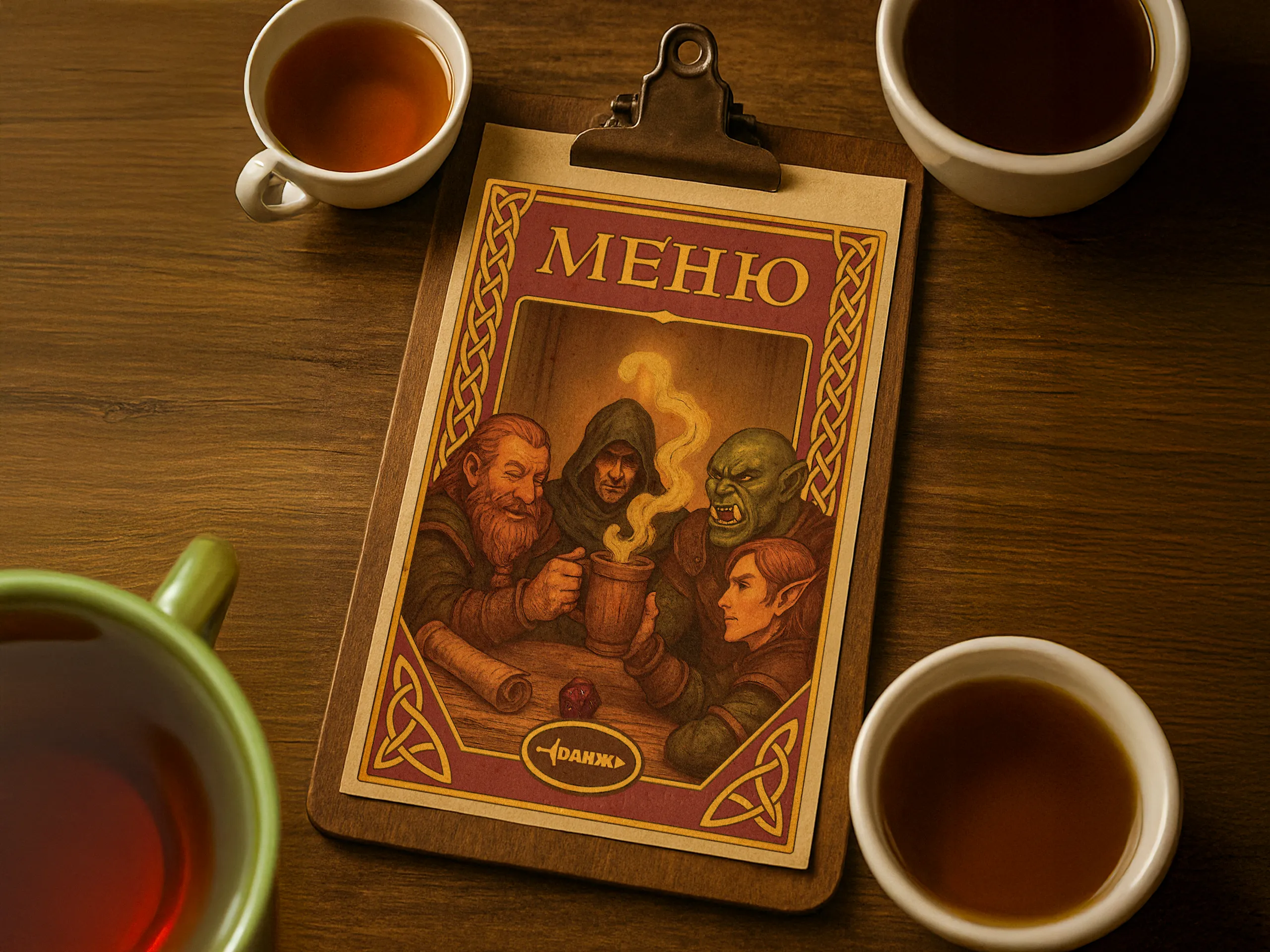Dungeon Menu Mockup